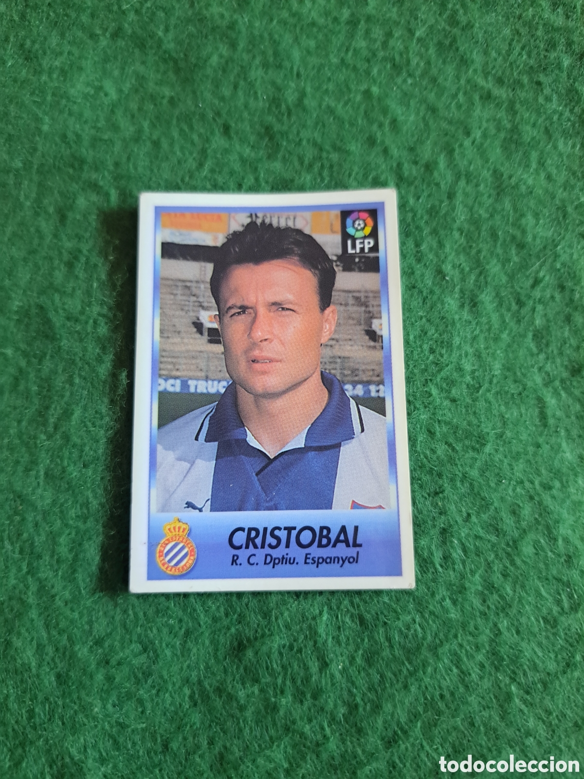 Cromos de f&uacute;tbol: Crist&oacute;bal. N&deg;81. Bollycao Liga 96-97. Sigue la Liga.