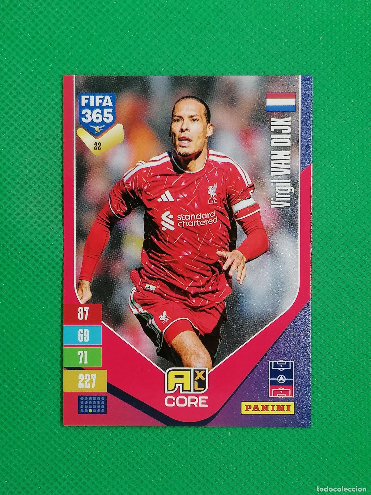 Cromos de f&uacute;tbol: 22 VIRGIL VAN DIJK LIVERPOOL CORE ⚽ PANINI ADRENALYN XL FIFA 365 26 27 2026 2027 ⚽
