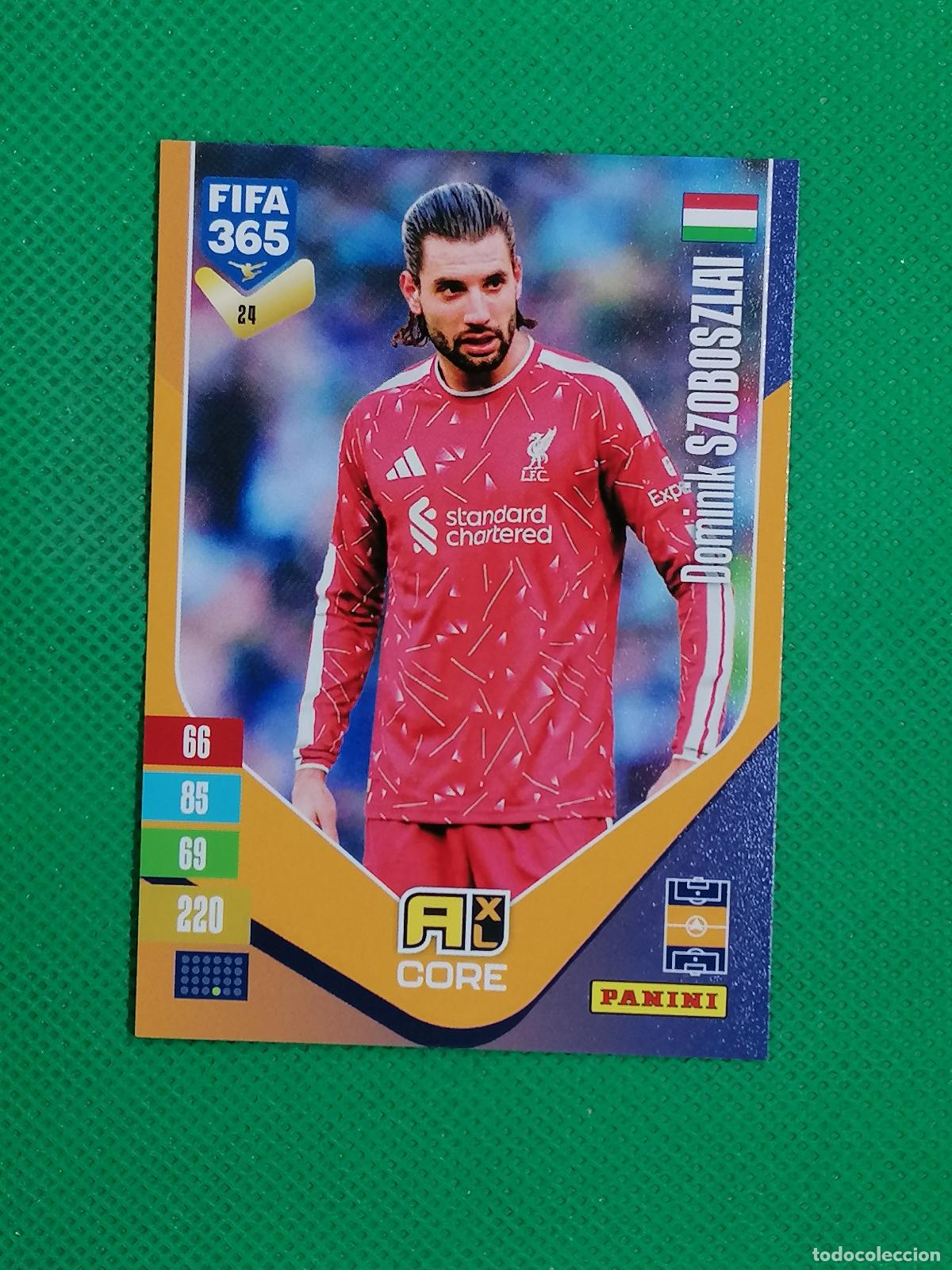 Cromos de f&uacute;tbol: 24 DOMINIK SZOBOSZLAI LIVERPOOL CORE ⚽ PANINI ADRENALYN XL FIFA 365 26 27 2026 2027 ⚽