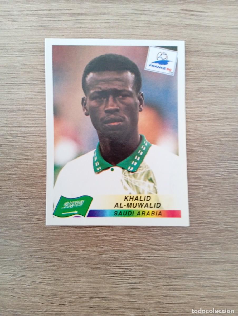 Cromos de f&uacute;tbol: KHALID AL-MUWALID 200 ARABIA SAUDI PANINI FRANCIA 1998 98 SIN PEGAR NUNCA PEGADO