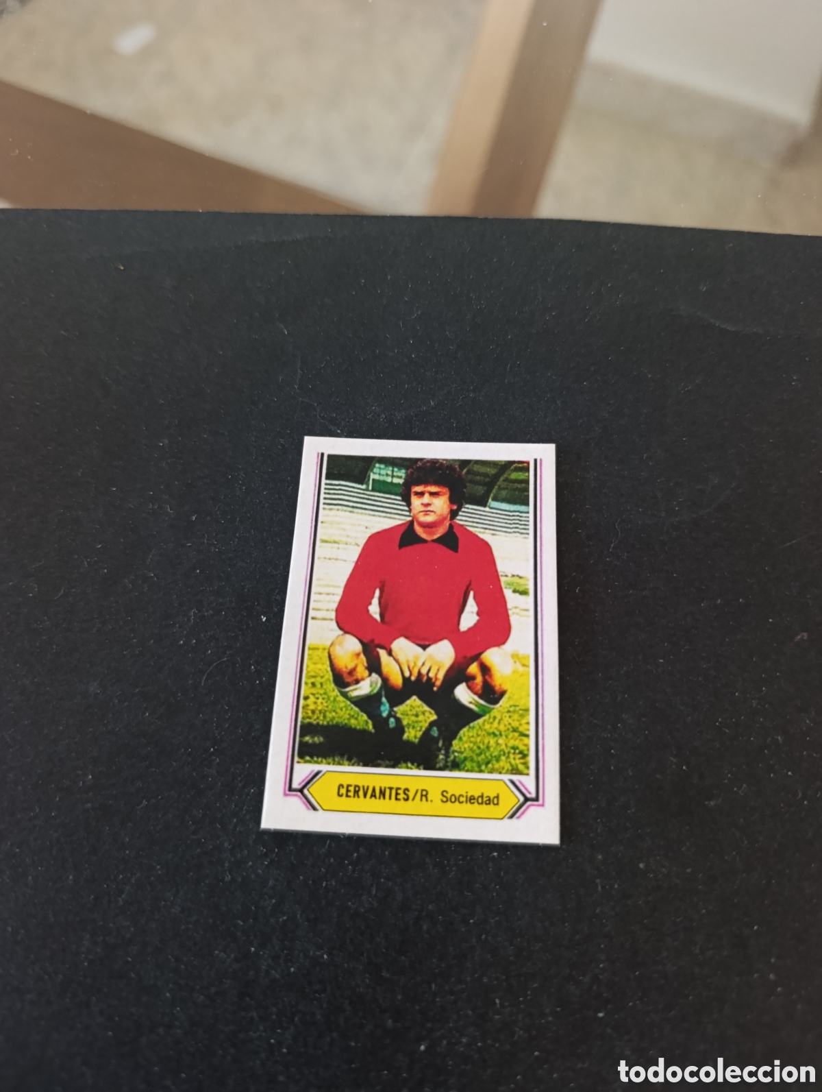 Cromos de f&uacute;tbol: Cromo Cervantes Real Sociedad Liga Este 80 81, ampliaci&oacute;n de la colecci&oacute;n.