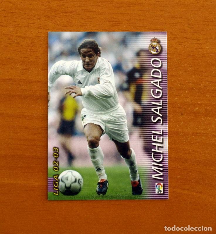 Cromos de f&uacute;tbol: Real Madrid -N&ordm; 148 Michel Salgado -Mega Fichas Liga 2002-2003-02-03 -Megafichas Panini Sports