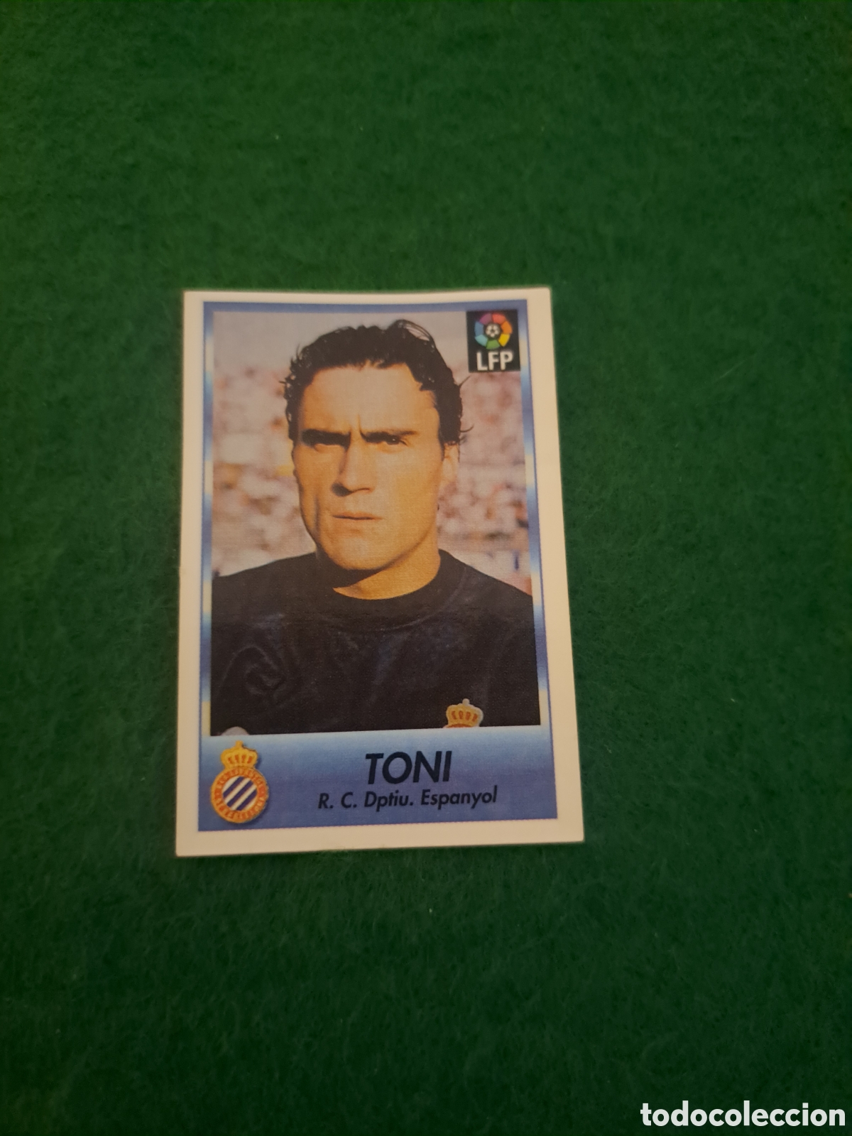 Cromos de f&uacute;tbol: Toni. N&deg;80. Espanyol. Bollycao Liga 96-97. Sigue la Liga.