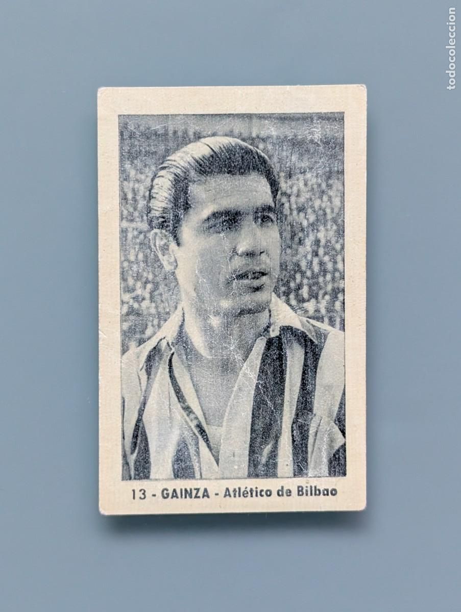 Cromos de f&uacute;tbol: DIFICIL CROMO RARE CARD GAINZA ATHLETIC ATLETICO BILBAO ED RUIZ ROMERO 1952 1952/53 1953 TOP STAR