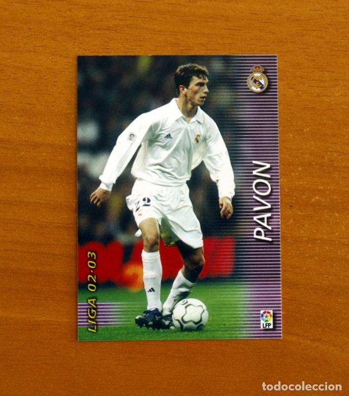 Cromos de f&uacute;tbol: Real Madrid -N&ordm; 150 Pavon -Mega Fichas Liga 2002-2003-02-03 -Megafichas Panini Sports