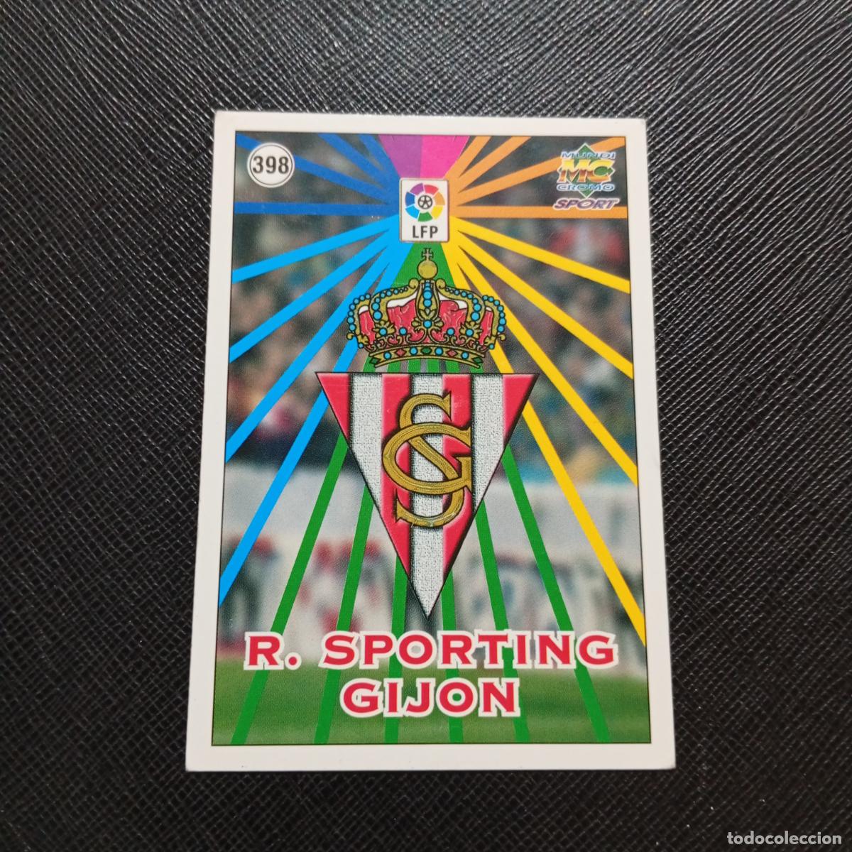 Cromos de f&uacute;tbol: 398 SPORTING GIJON ESCUDO MUNDICROMO 1998 1999 CROMO FUTBOL LIGA 98 99 - A218 PG52