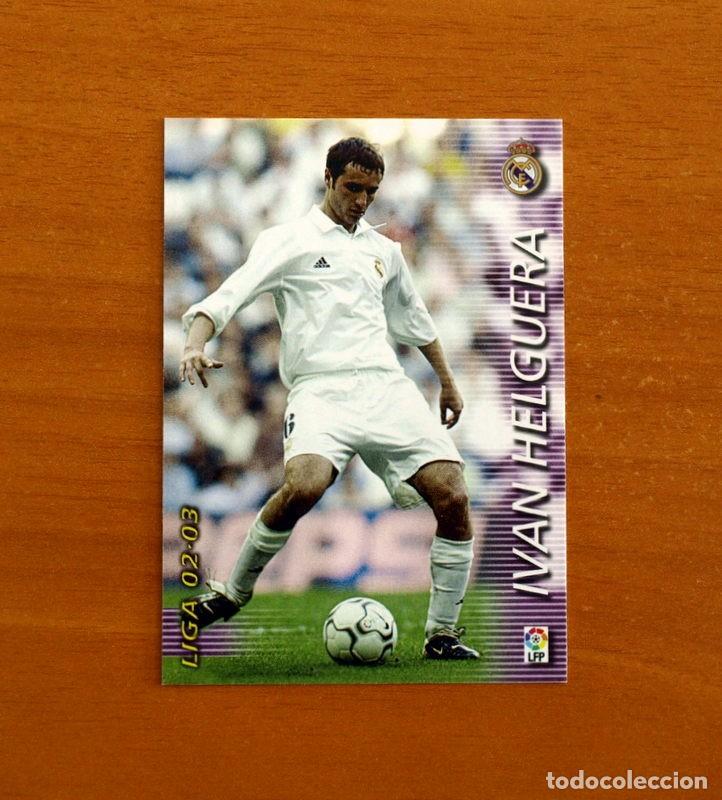 Cromos de f&uacute;tbol: Real Madrid -N&ordm; 153 Iv&aacute;n Helguera -Mega Fichas Liga 2002-2003-02-03 -Megafichas Panini Sports