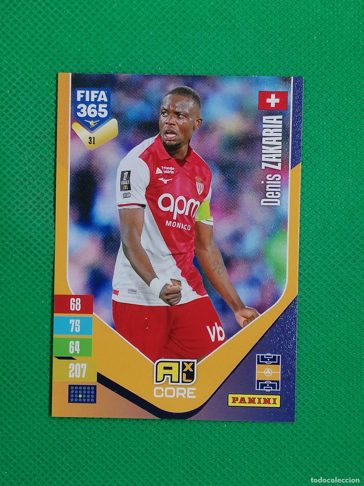 Cromos de f&uacute;tbol: 31 DENIS ZAKARIA MONACO CORE ⚽ PANINI ADRENALYN XL FIFA 365 26 27 2026 2027 ⚽