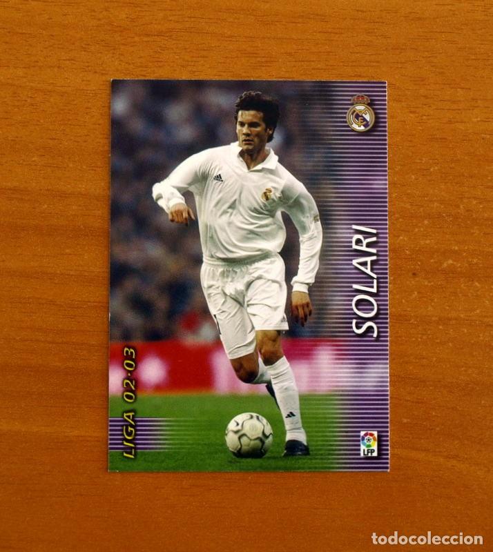 Cromos de f&uacute;tbol: Real Madrid -N&ordm; 155 Solari -Mega Fichas Liga 2002-2003-02-03 -Megafichas Panini Sports