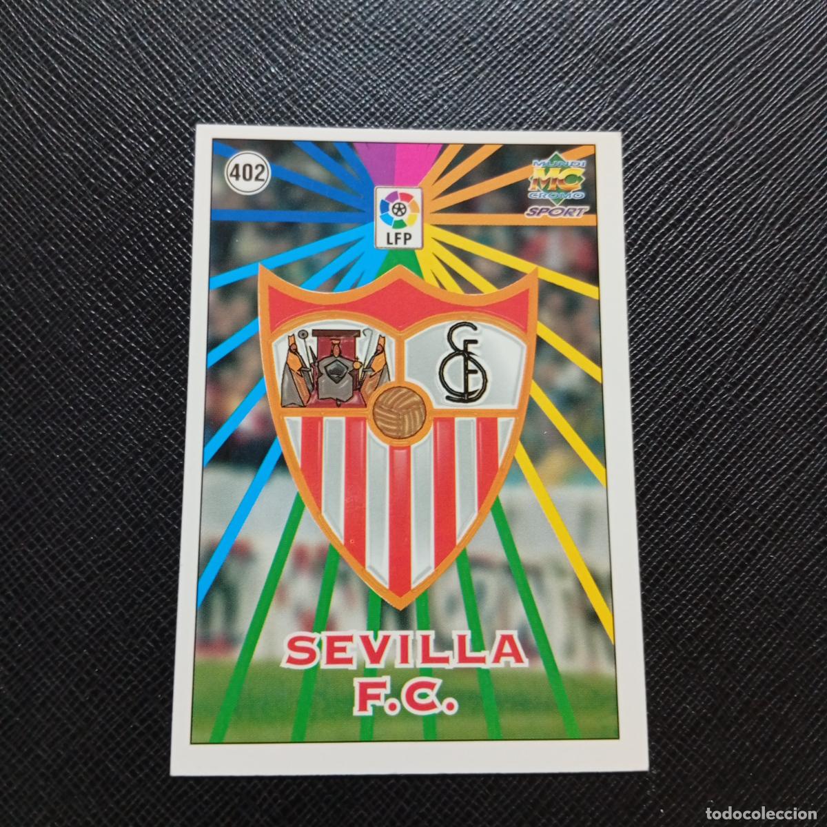 Cromos de f&uacute;tbol: 402 SEVILLA ESCUDO MUNDICROMO 1998 1999 CROMO FUTBOL LIGA 98 99 - A218 PG52