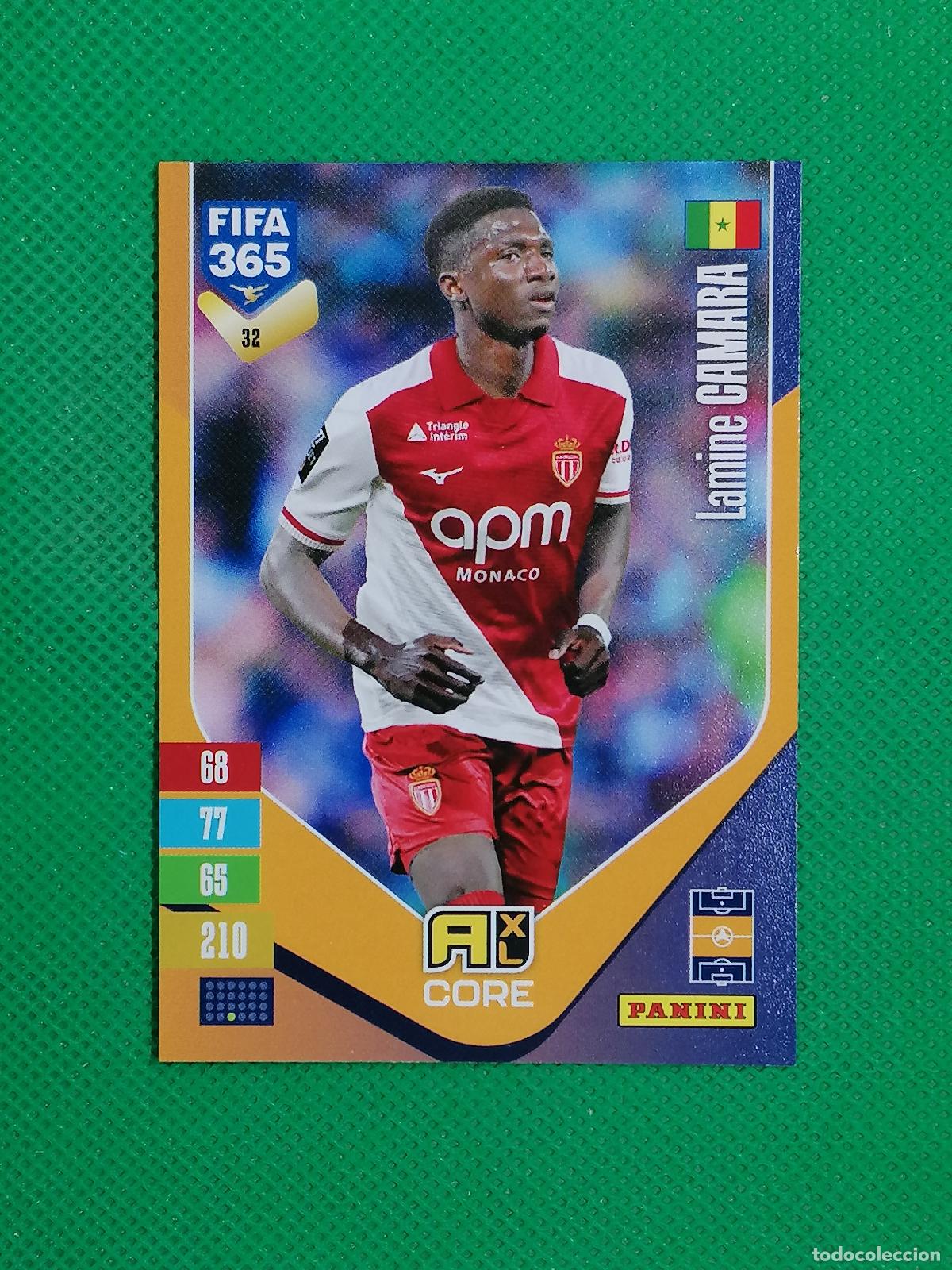 Cromos de f&uacute;tbol: 32 LAMINE CAMARA MONACO CORE ⚽ PANINI ADRENALYN XL FIFA 365 26 27 2026 2027 ⚽