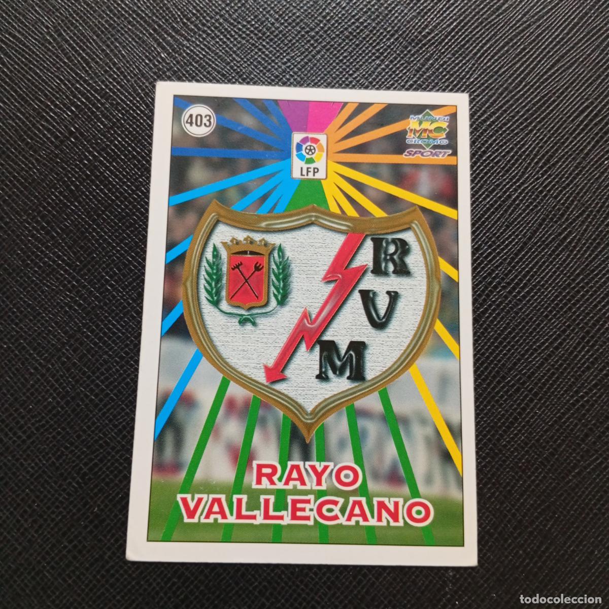 Cartes &agrave; collectionner de Football: 403 RAYO VALLECANO ESCUDO MUNDICROMO 1998 1999 CROMO FUTBOL LIGA 98 99 - A218 PG52