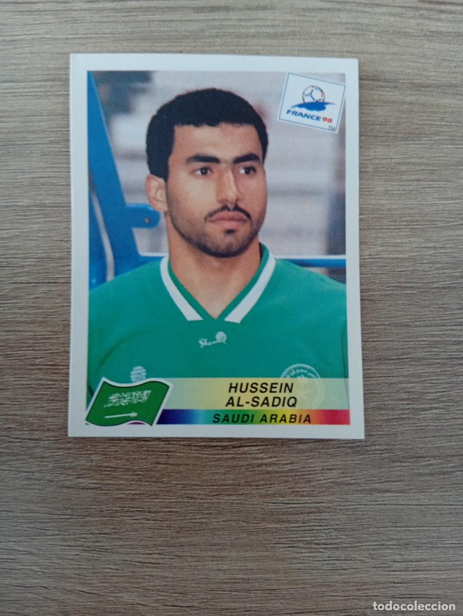 Cartes &agrave; collectionner de Football: HUSSEIN AL-SADIQ 209 ARABIA SAUDI PANINI FRANCIA 1998 98 SIN PEGAR NUNCA PEGADO