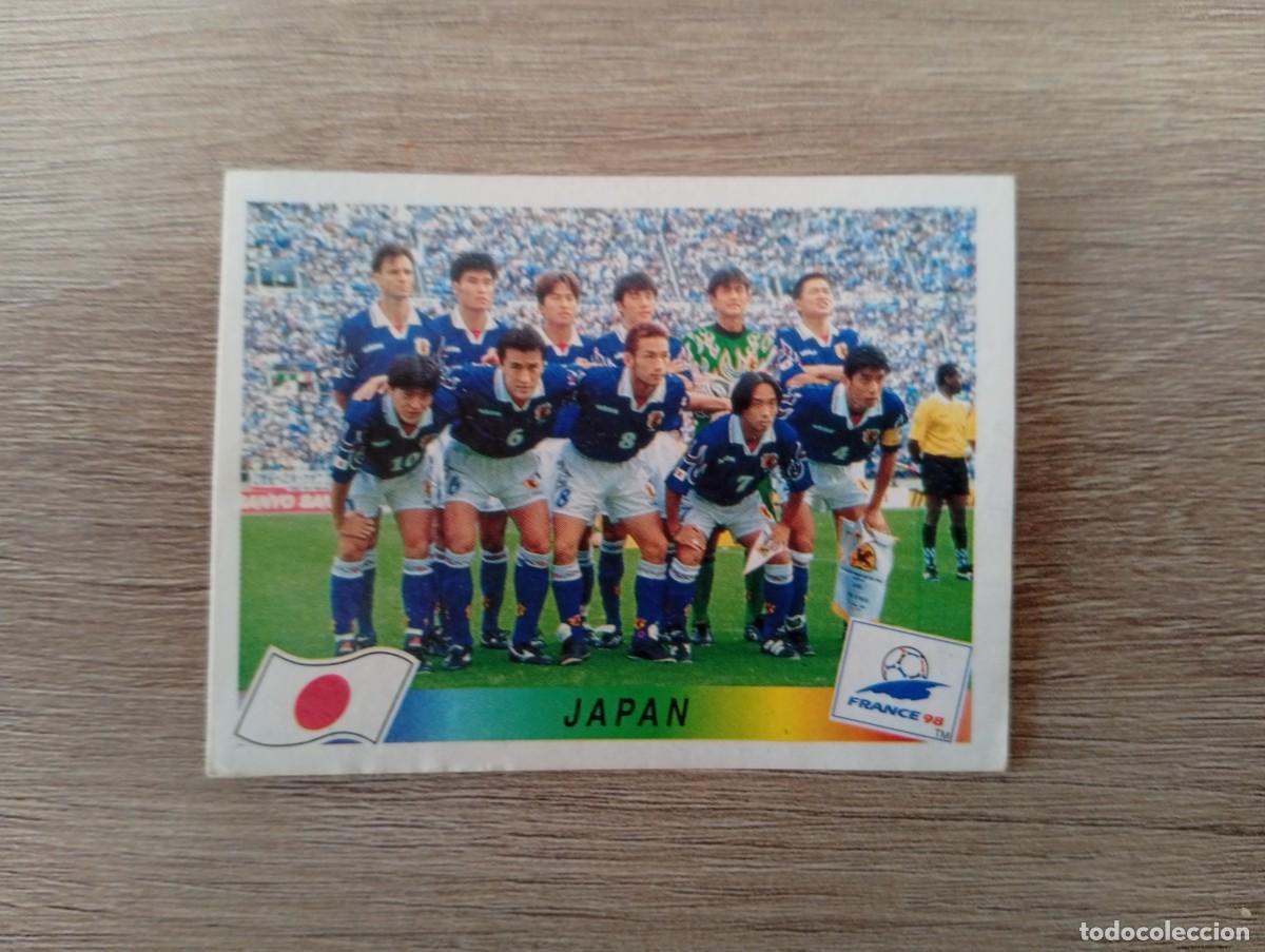 Cromos de f&uacute;tbol: ALINEACION JAPON 516 PANINI FRANCIA 1998 98 SIN PEGAR NUNCA PEGADO