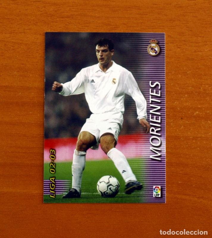 Cromos de f&uacute;tbol: Real Madrid -N&ordm; 162 Morientes -Mega Fichas Liga 2002-2003-02-03 -Megafichas Panini Sports
