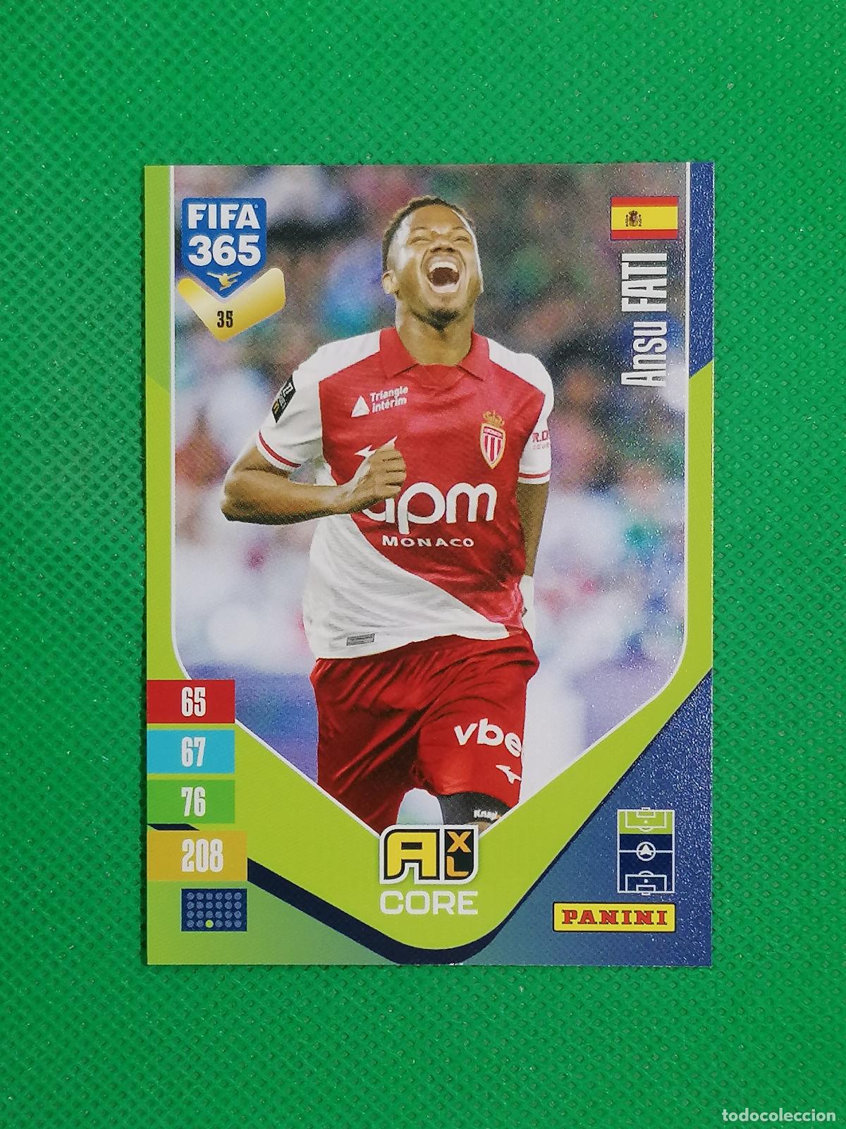 Cromos de f&uacute;tbol: 35 ANSU FATI MONACO CORE ⚽ PANINI ADRENALYN XL FIFA 365 26 27 2026 2027 ⚽