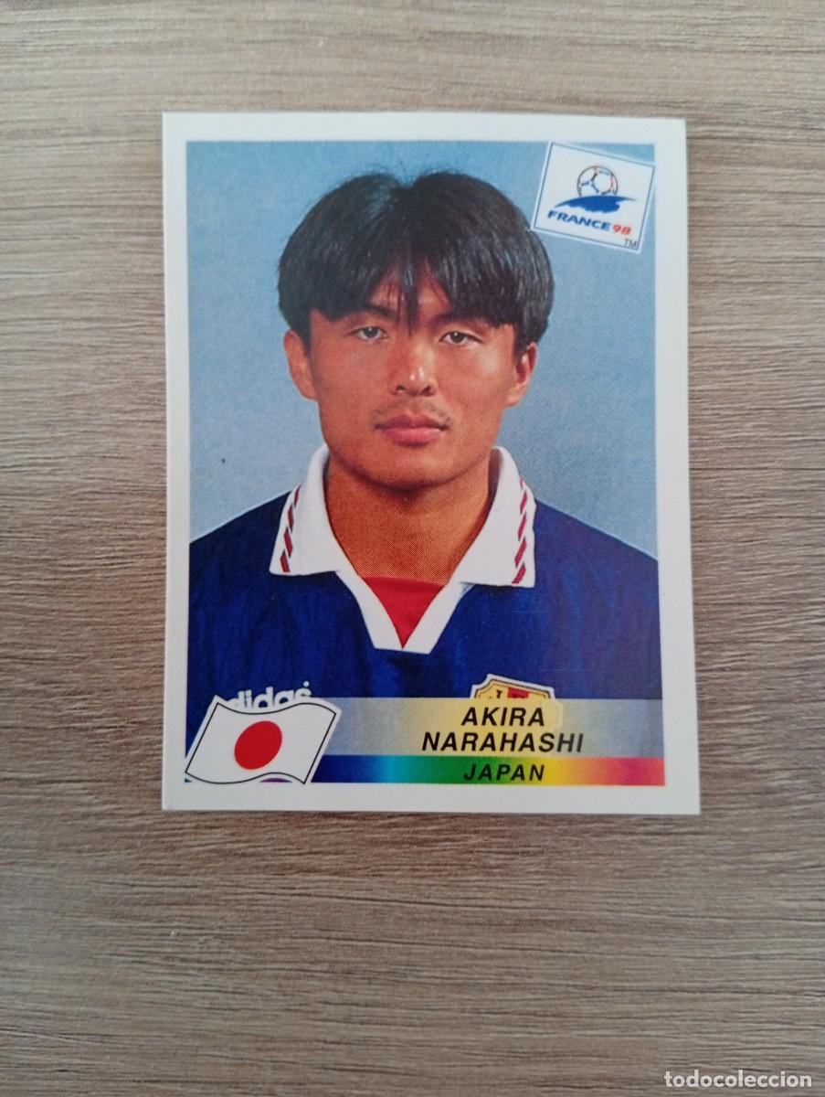 Cromos de f&uacute;tbol: AKIRA NARAHASHI 519 JAPON PANINI FRANCIA 1998 98 SIN PEGAR NUNCA PEGADO
