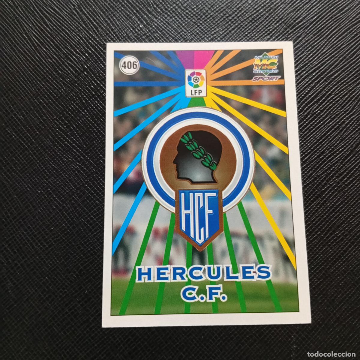 Cromos de f&uacute;tbol: 406 HERCULES ESCUDO MUNDICROMO 1998 1999 CROMO FUTBOL LIGA 98 99 - A218 PG53