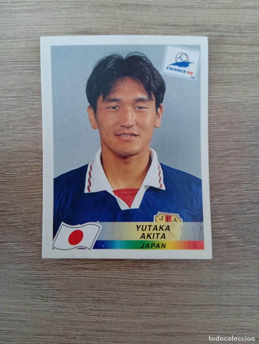 Cromos de f&uacute;tbol: YUTAKA AKITA 520 JAPON PANINI FRANCIA 1998 98 SIN PEGAR NUNCA PEGADO
