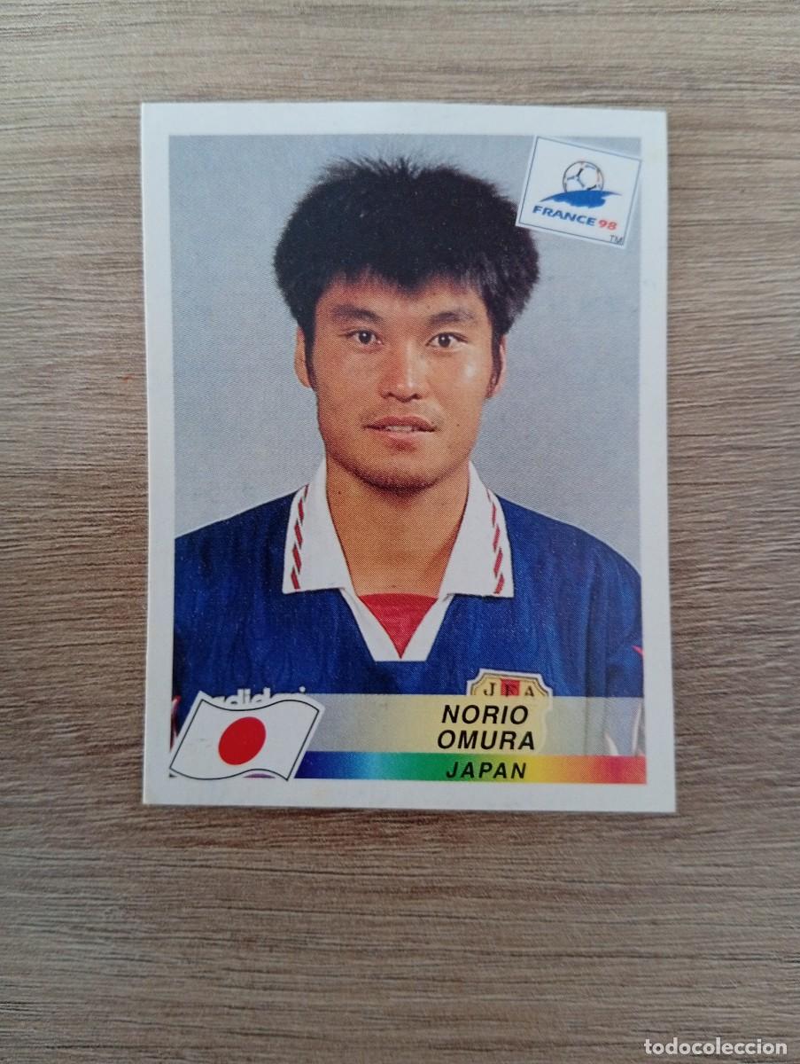 Cromos de f&uacute;tbol: NORIO OMURA 522 JAPON PANINI FRANCIA 1998 98 SIN PEGAR NUNCA PEGADO