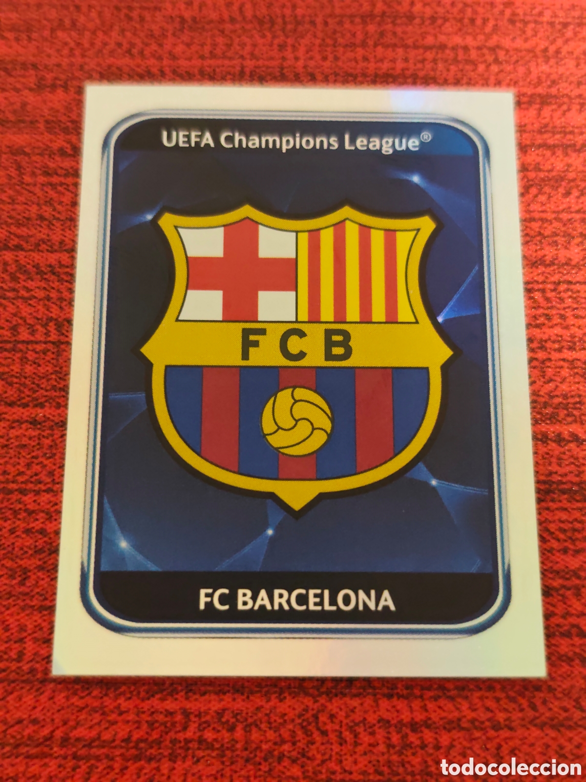 Cromos de f&uacute;tbol: 209 ESCUDO FC BARCELONA UEFA CHAMPIONS LEAGUE 2010 2011 PANINI