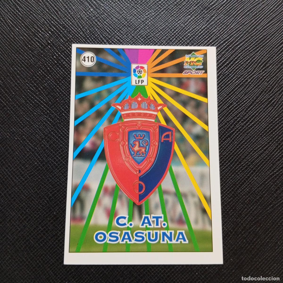 Cromos de f&uacute;tbol: 410 OSASUNA ESCUDO MUNDICROMO 1998 1999 CROMO FUTBOL LIGA 98 99 - A218 PG53
