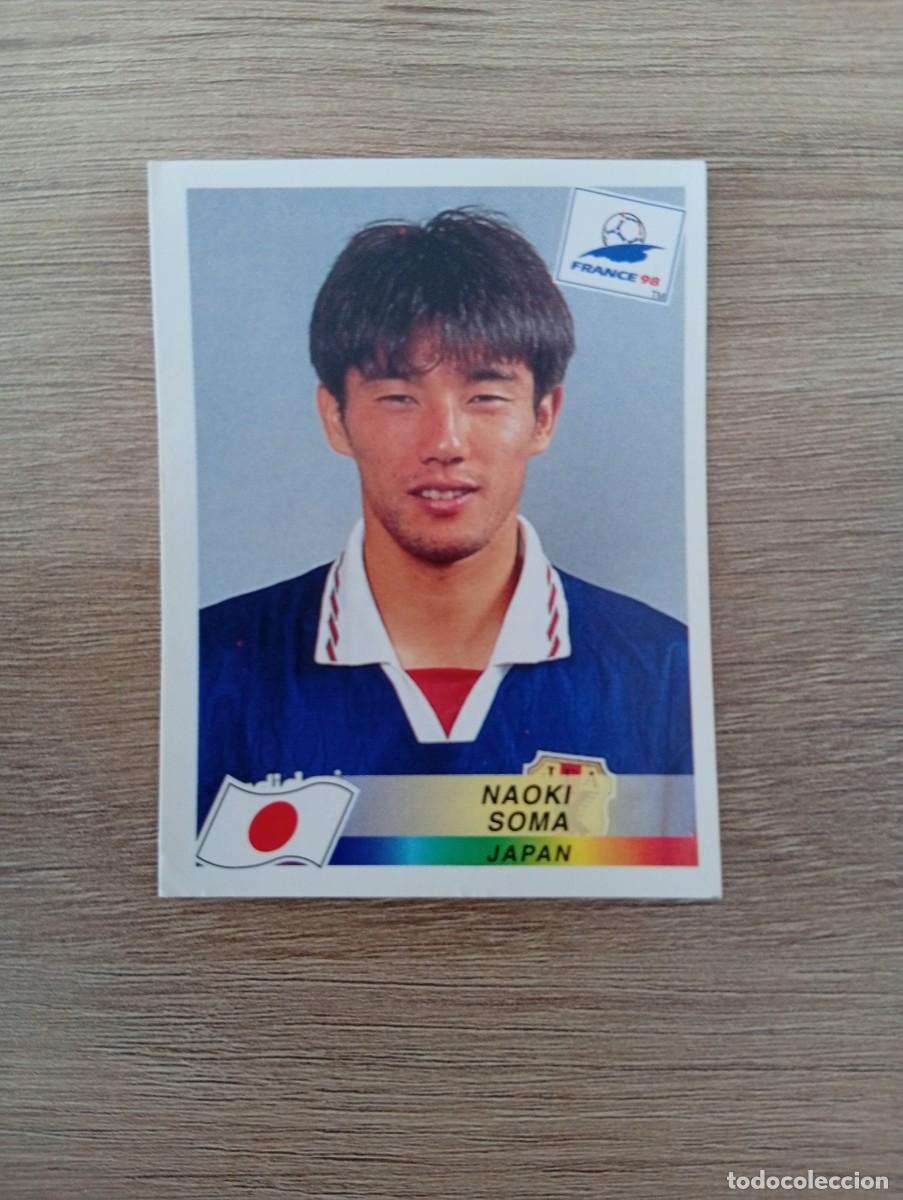 Cromos de f&uacute;tbol: NAOKI SOMA 523 JAPON PANINI FRANCIA 1998 98 SIN PEGAR NUNCA PEGADO