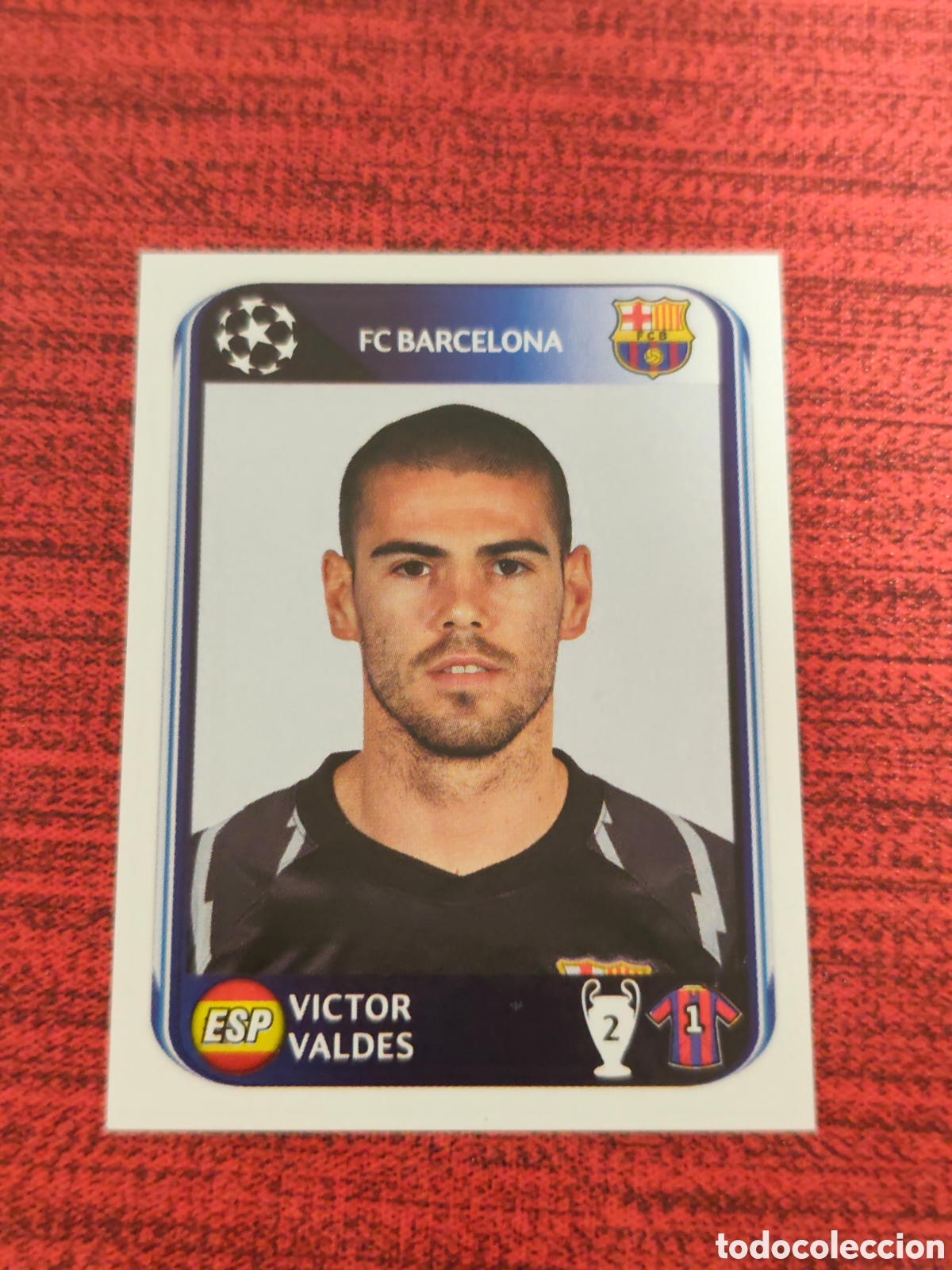 Cromos de f&uacute;tbol: 210 V&Iacute;CTOR VALD&Eacute;S FC BARCELONA UEFA CHAMPIONS LEAGUE 2010 2011 PANINI