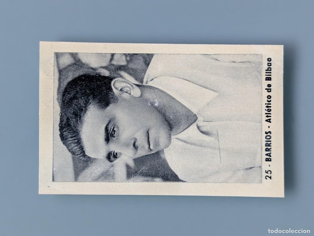 Cromos de f&uacute;tbol: DIFICIL CROMO RARE CARD BARRIOS ATHLETIC ATLETICO BILBAO ED RUIZ ROMERO 1952 1952/53 1953 VIZCAYA
