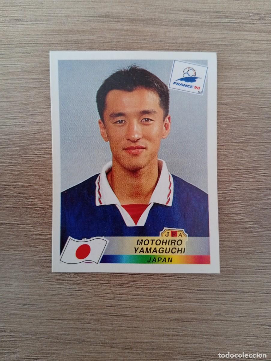 Cromos de f&uacute;tbol: MOTOHIRO YAMAGUCHI 525 JAPON PANINI FRANCIA 1998 98 SIN PEGAR NUNCA PEGADO