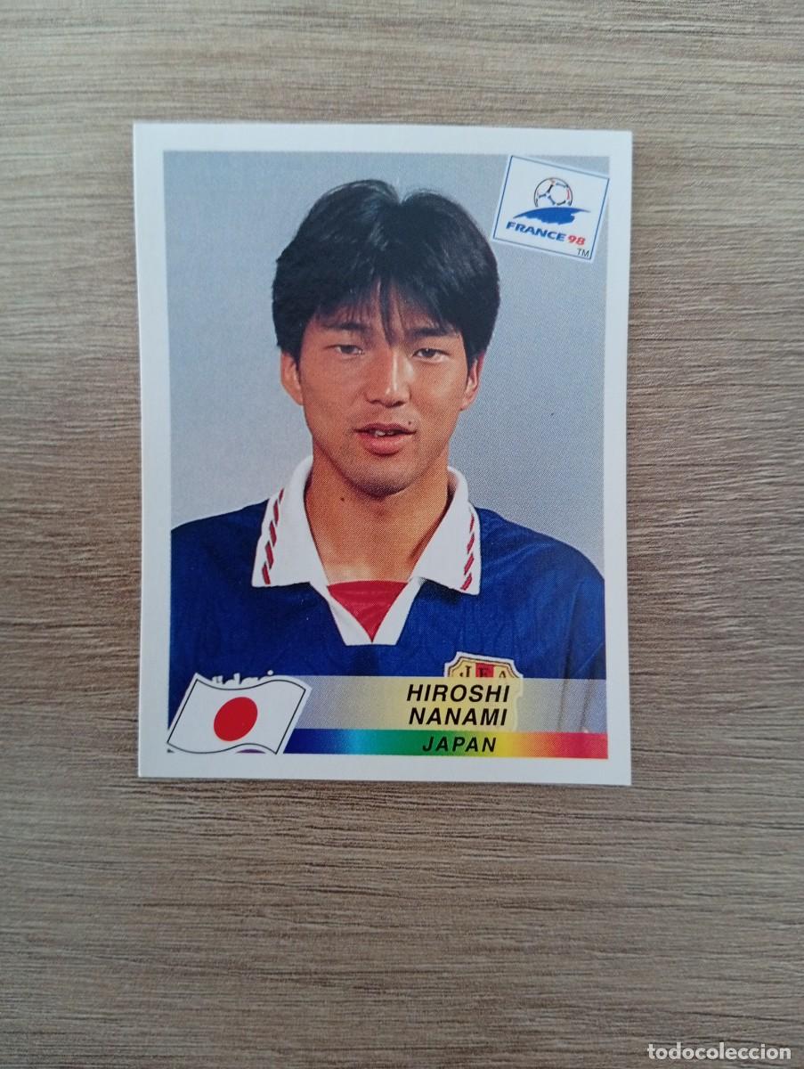 Cromos de f&uacute;tbol: HIROSHI NANAMI 527 JAPON PANINI FRANCIA 1998 98 SIN PEGAR NUNCA PEGADO
