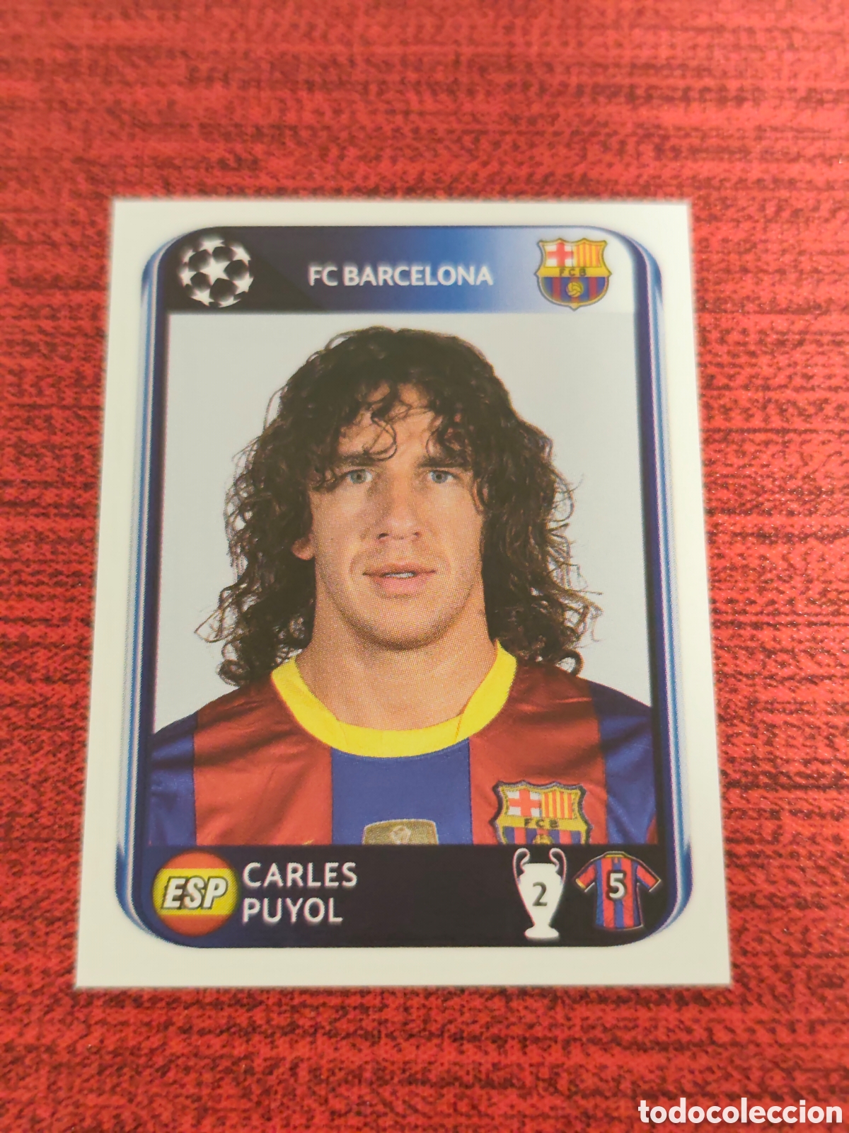 Cromos de f&uacute;tbol: 211 PUYOL FC BARCELONA UEFA CHAMPIONS LEAGUE 2010 2011 PANINI