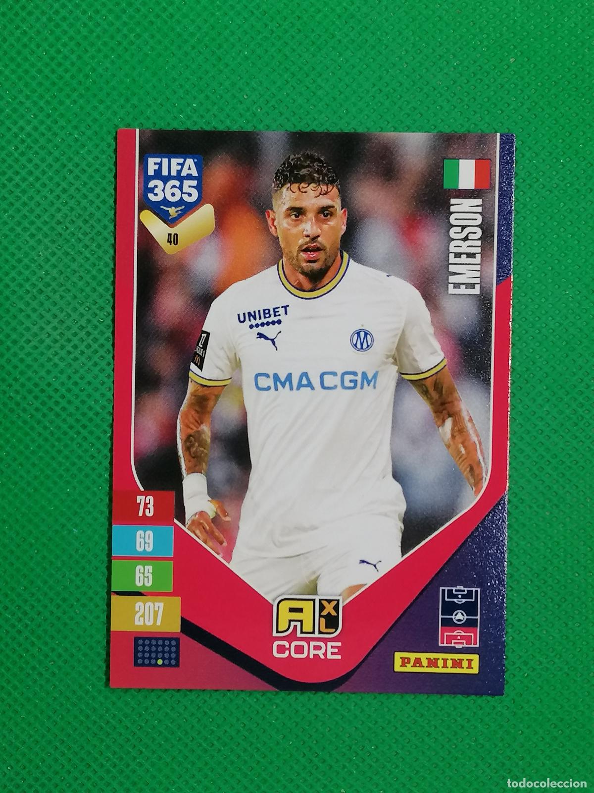 Cromos de f&uacute;tbol: 40 EMERSON MARSEILLE CORE ⚽ PANINI ADRENALYN XL FIFA 365 26 27 2026 2027 ⚽