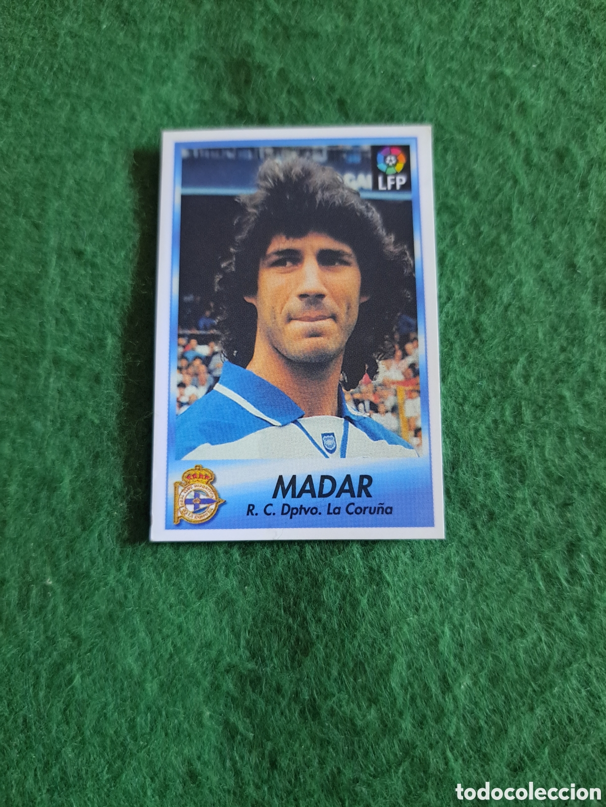 Football Stickers: Madar. N&deg;78. Deportivo de la Coru&ntilde;a. Bollycao Liga 96-97