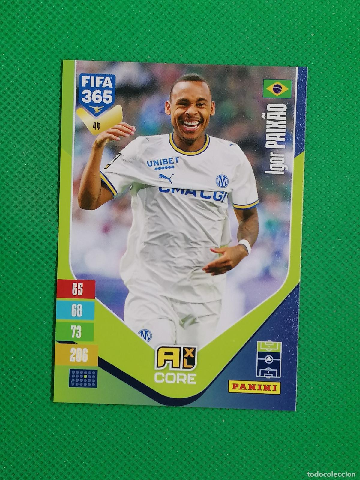 Cromos de f&uacute;tbol: 44 IGOR PAIXAO MARSEILLE CORE ⚽ PANINI ADRENALYN XL FIFA 365 26 27 2026 2027 ⚽