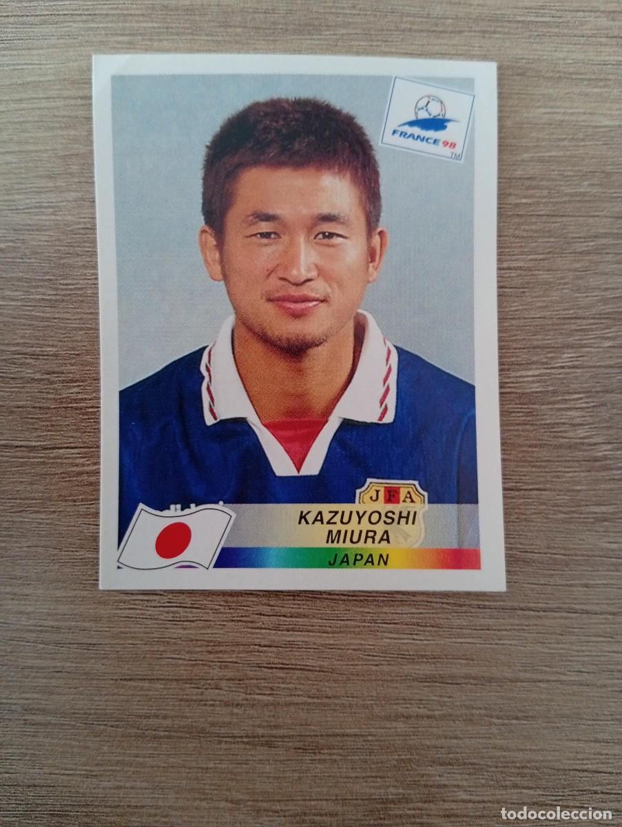Cromos de f&uacute;tbol: KAZUYOSHI MIURA 531 JAPON PANINI FRANCIA 1998 98 SIN PEGAR NUNCA PEGADO