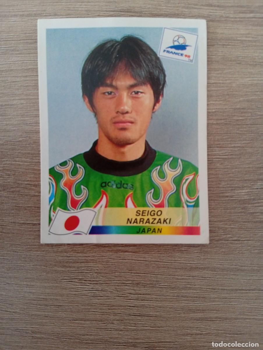 Cromos de f&uacute;tbol: SEIGO NARAZAKI 533 JAPON PANINI FRANCIA 1998 98 SIN PEGAR NUNCA PEGADO
