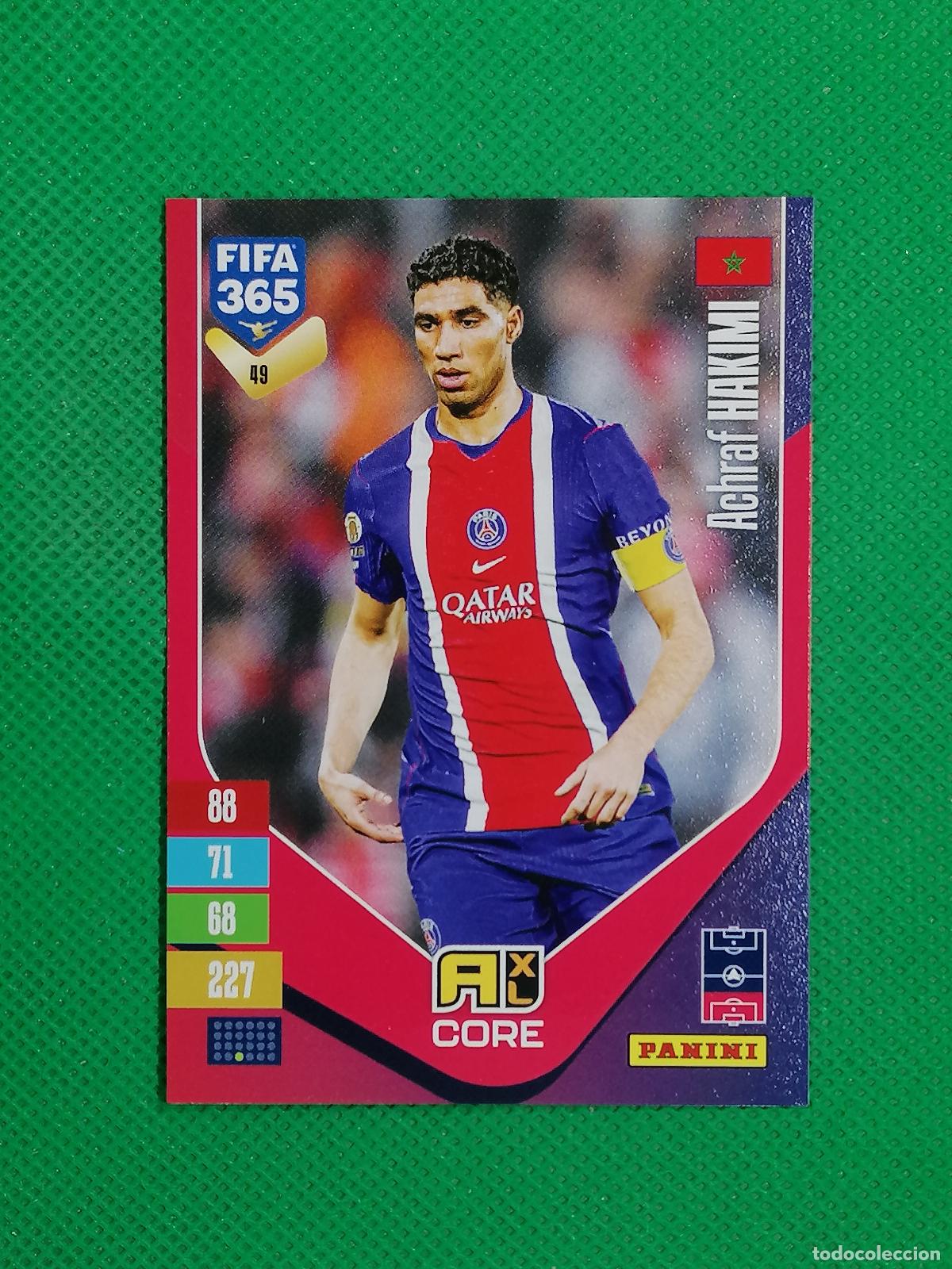 Cromos de f&uacute;tbol: 49 ACHRAF HAKIMI PARIS PSG CORE ⚽ PANINI ADRENALYN XL FIFA 365 26 27 2026 2027 ⚽