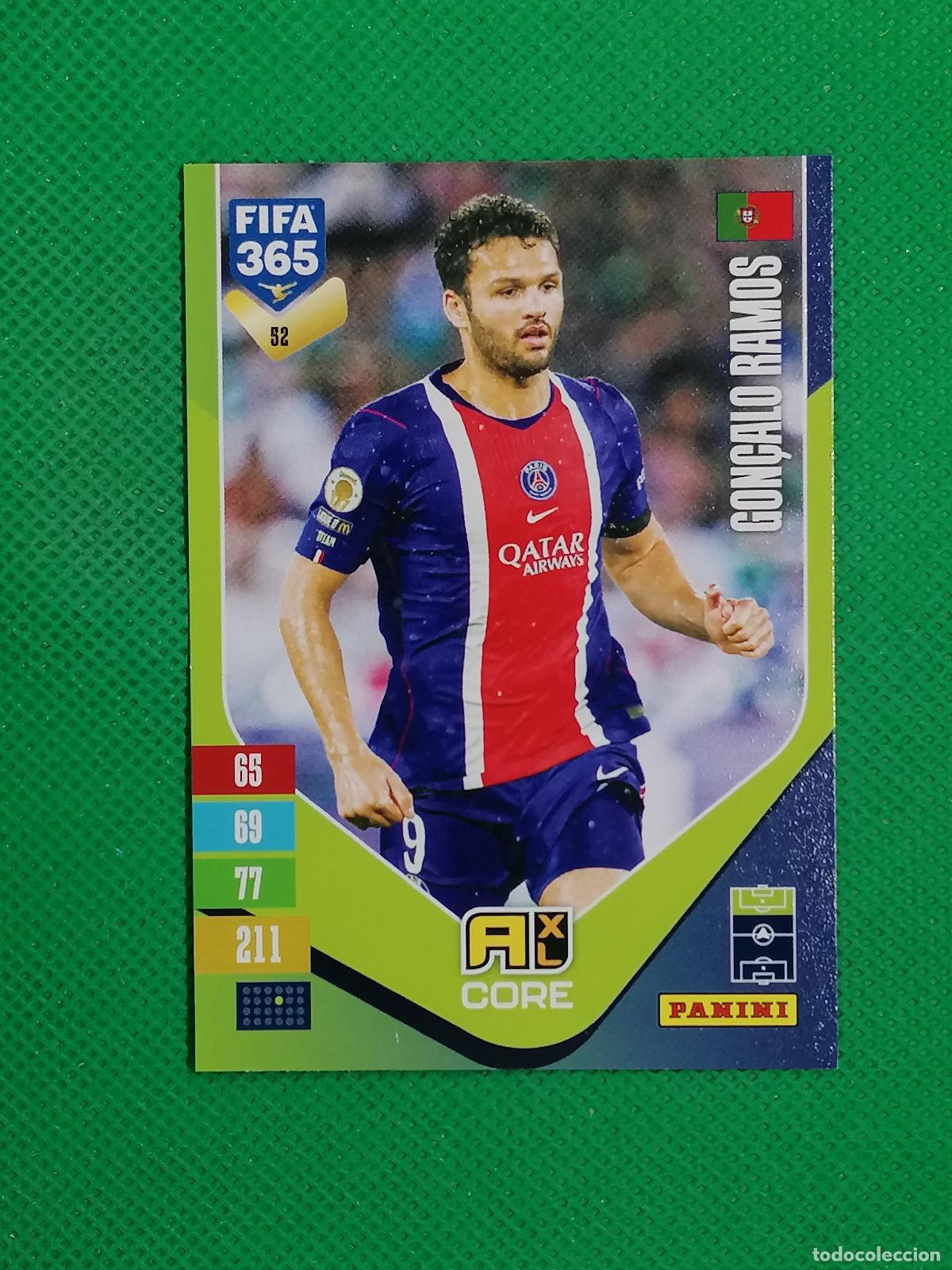 Cromos de f&uacute;tbol: 52 GONCALO RAMOS PARIS PSG CORE ⚽ PANINI ADRENALYN XL FIFA 365 26 27 2026 2027 ⚽