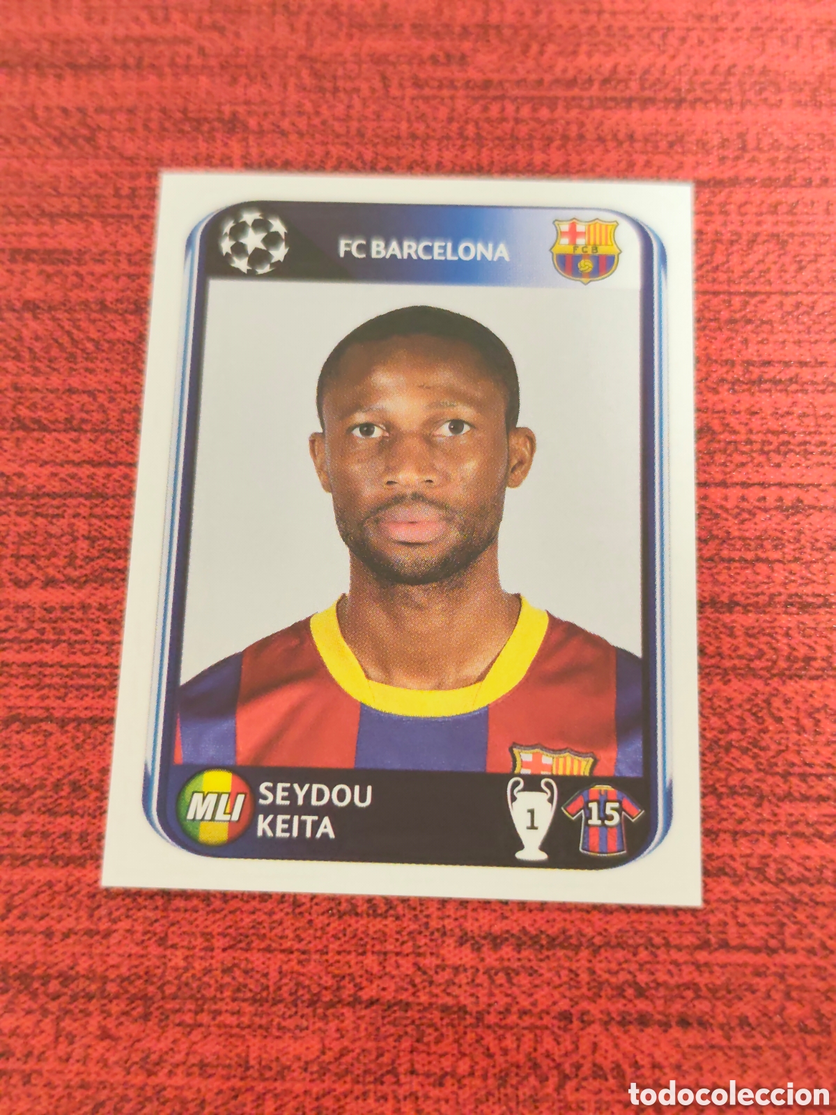 Cromos de f&uacute;tbol: 221 KEITA FC BARCELONA UEFA CHAMPIONS LEAGUE 2010 2011 PANINI