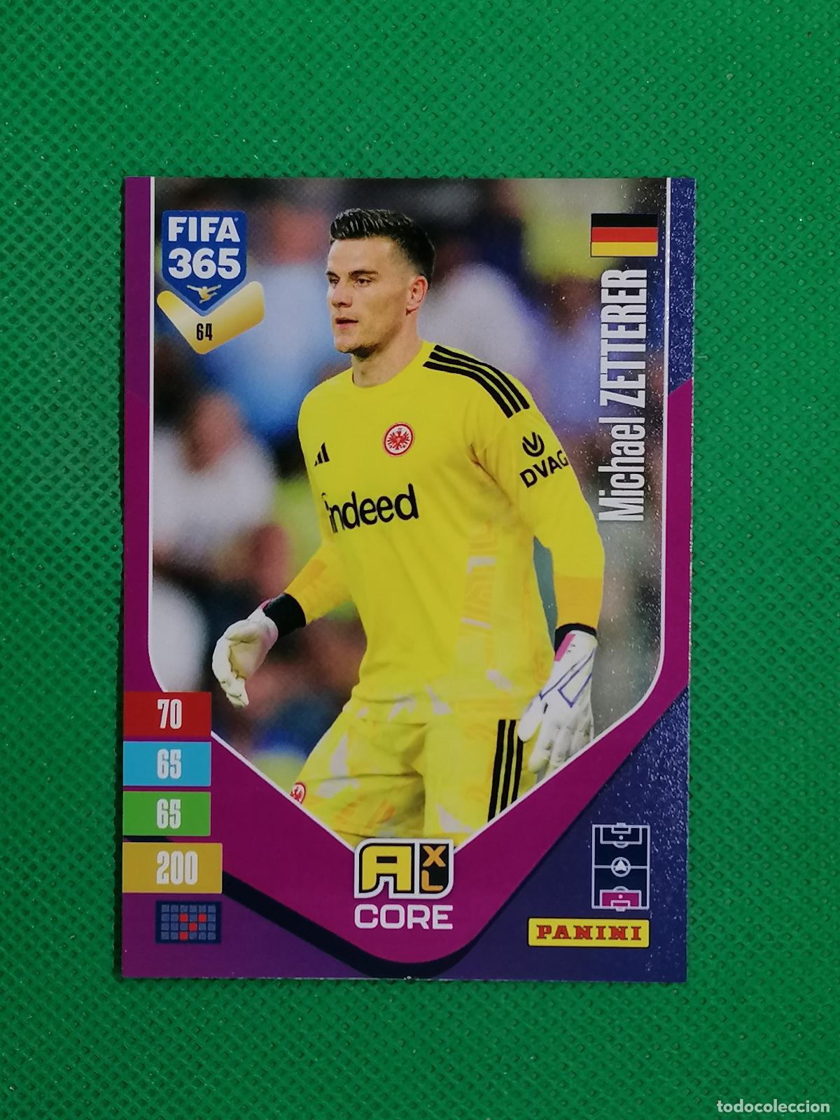 Football Stickers: 64 MICHAEL ZETTERER EINTRACHT CORE ⚽ PANINI ADRENALYN XL FIFA 365 26 27 2026 2027 ⚽