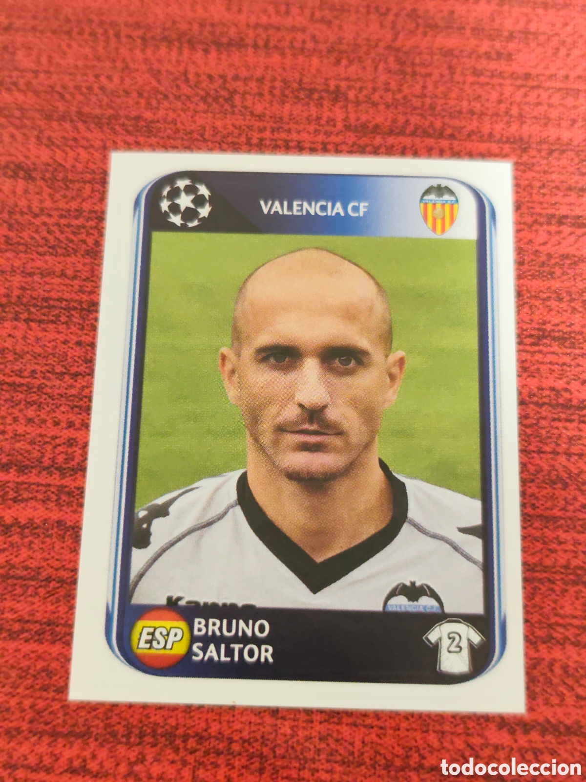 Fu&szlig;ball-Sticker: 160 BRUNO SALTOR VALENCIA UEFA CHAMPIONS LEAGUE 2010 2011 PANINI