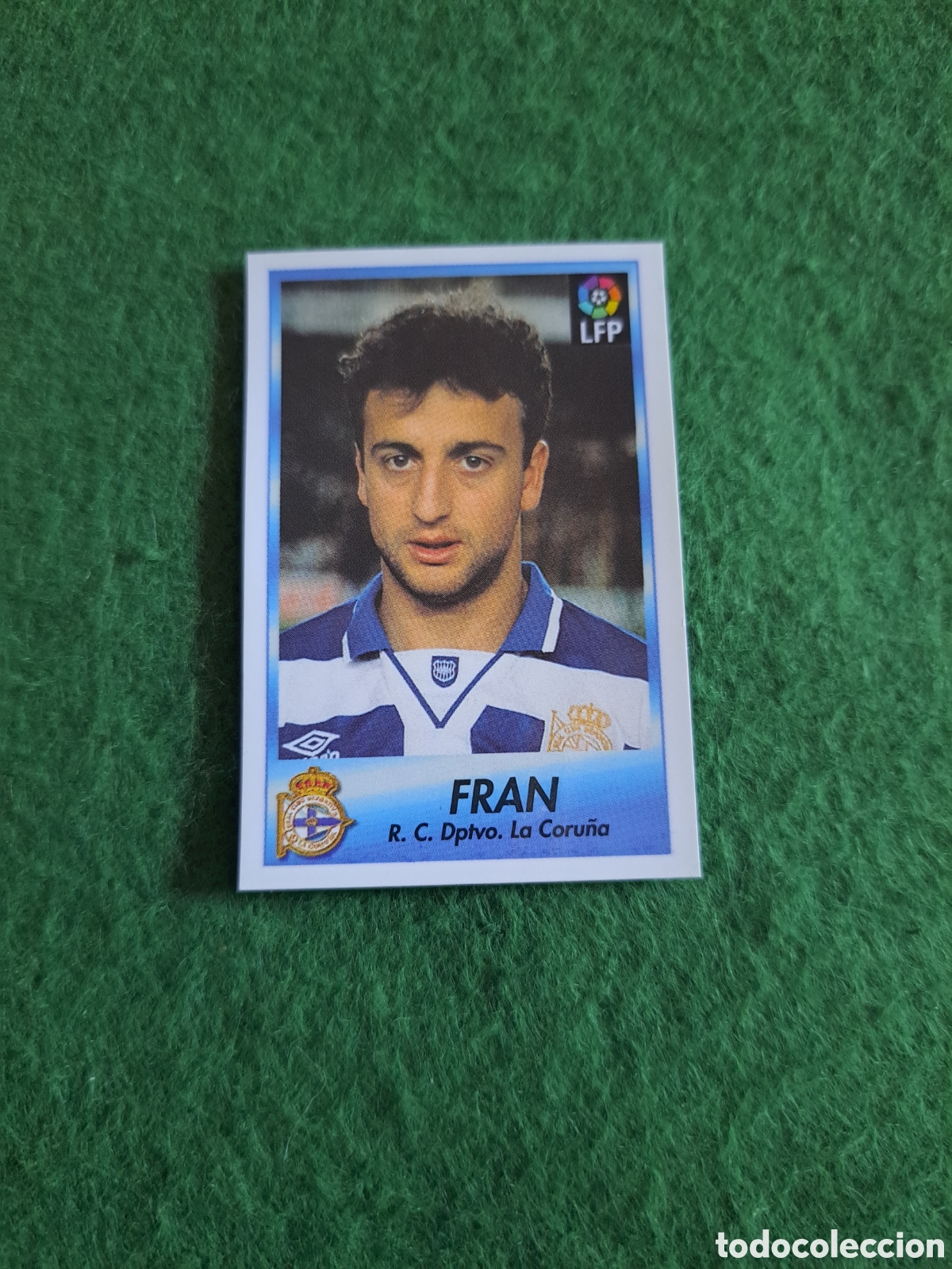 Figurine di Calcio: Fran. N&deg;72. Deportivo de la Coru&ntilde;a. Bollycao Liga 96-97. Sigue la Liga