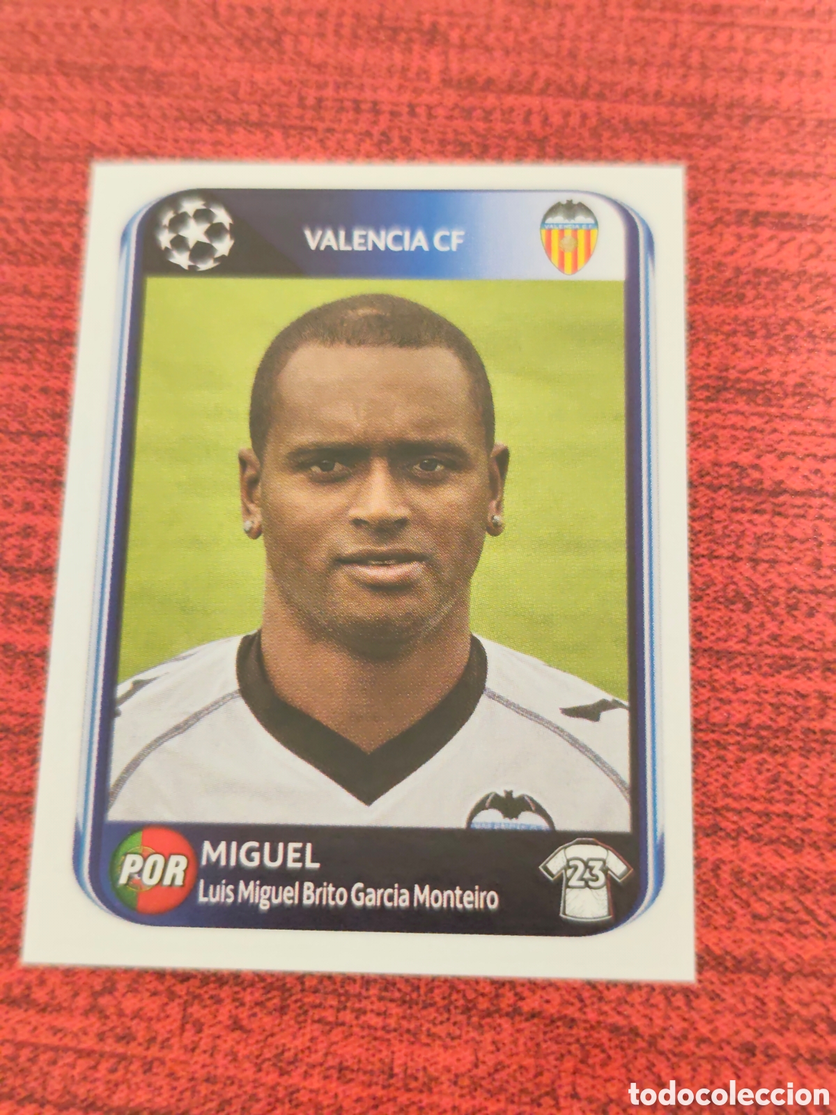 Cromos de Futebol: 164 MIGUEL VALENCIA UEFA CHAMPIONS LEAGUE 2010 2011 PANINI