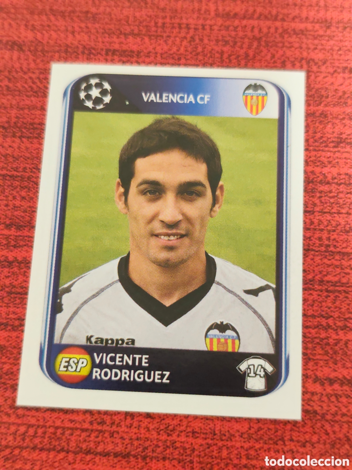 Cromos de Futebol: 165 VICENTE VALENCIA UEFA CHAMPIONS LEAGUE 2010 2011 PANINI