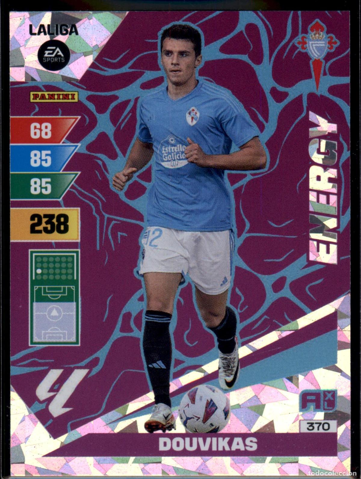 Cromos de Futebol: Douvikas Energy N&ordm; 370 RC Celta LaLiga EA SportsAdrenalyn XL 2023 2024 Panini 23 24