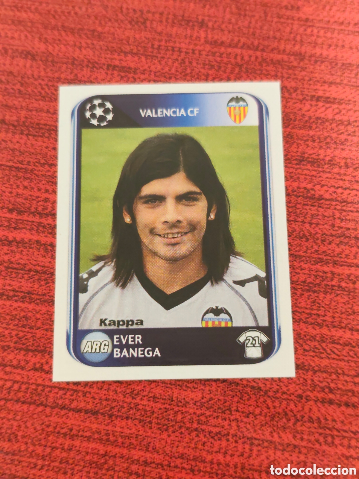 Cromos de Futebol: 166 BANEGA VALENCIA UEFA CHAMPIONS LEAGUE 2010 2011 PANINI