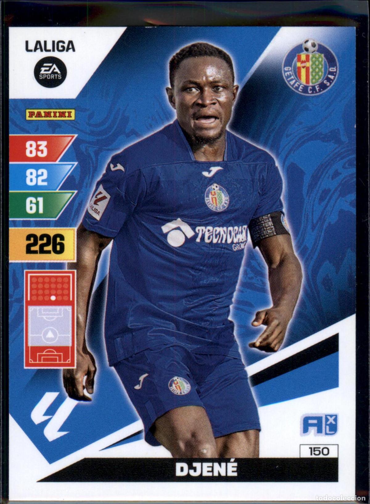 Cromos de Futebol: Djen&eacute; N&ordm; 150 Getafe CF LaLiga EA SportsAdrenalyn XL 2023 2024 Panini 23 24