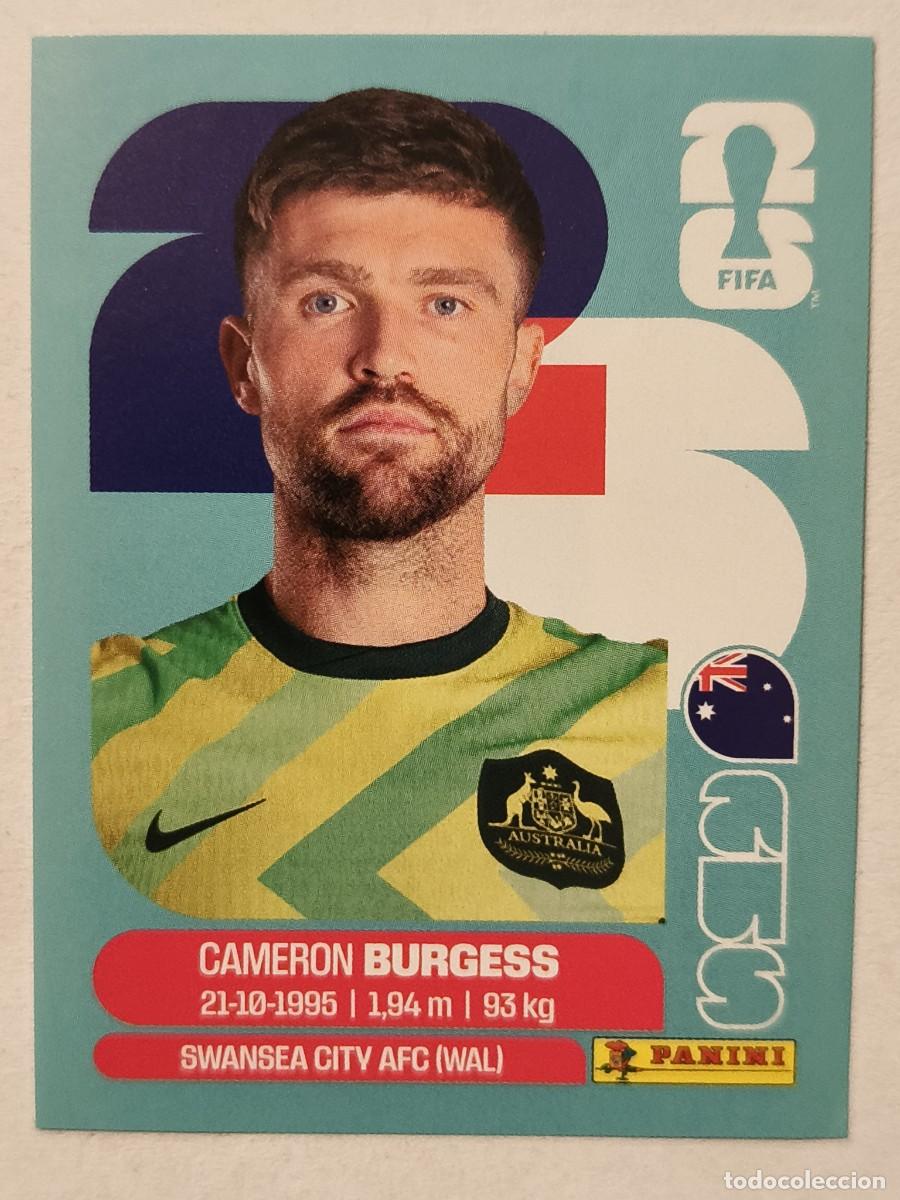 Cromos de f&uacute;tbol: #AUS8 BURGESS (AUSTRALIA) MUNDIAL 2026 PANINI