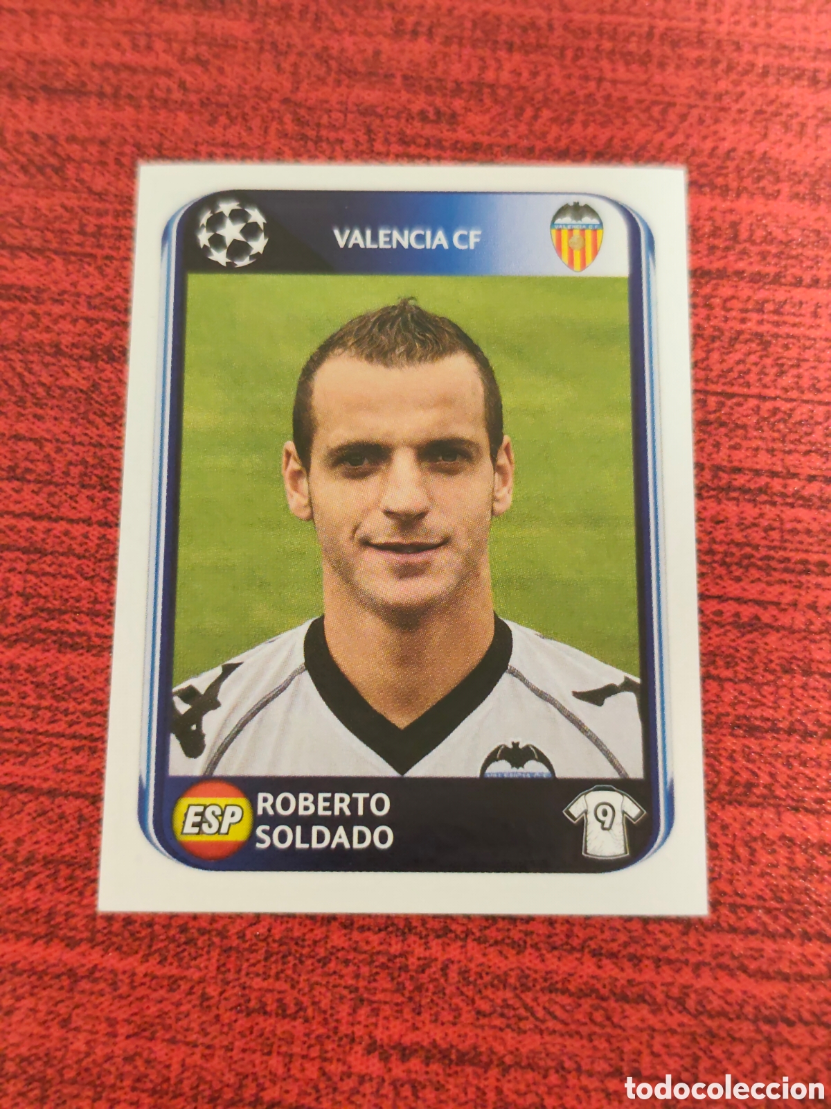 Cromos de f&uacute;tbol: 173 SOLDADO VALENCIA UEFA CHAMPIONS LEAGUE 2010 2011 PANINI